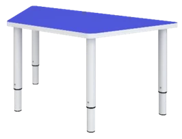 Adjustable Children's Table with Metal Frame: MD 01.03.06.02 - 0-2