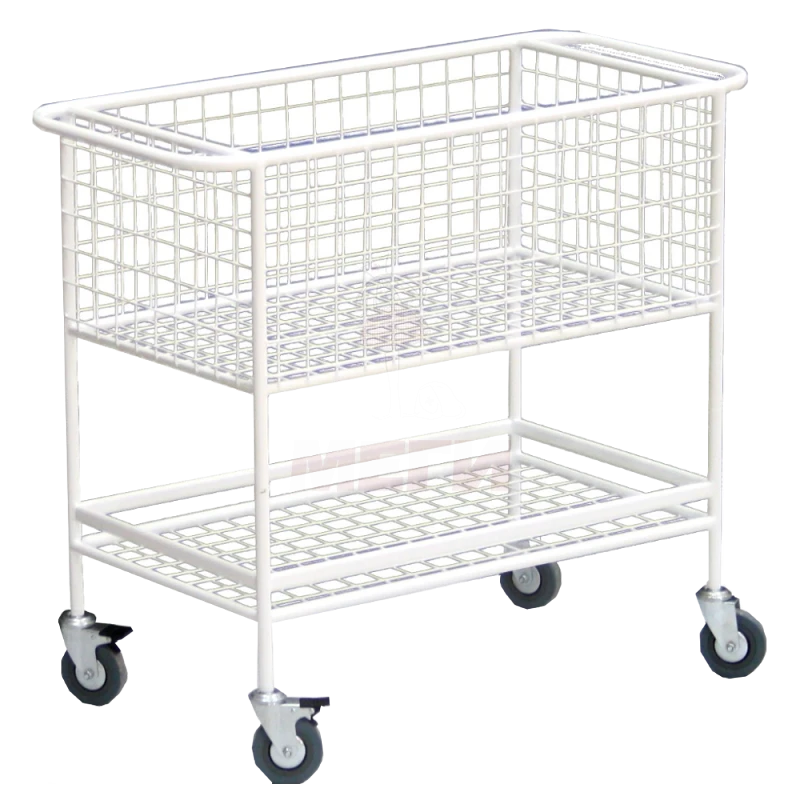 Internal transport trolley with metal mesh shelf for food containers (TVP-01-MSK, MSK-508)