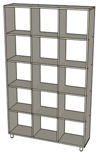 High Shelf Unit for Efficient Storage Solutions