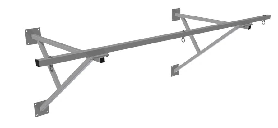 Wall-Mounted Console for Ropes and Poles