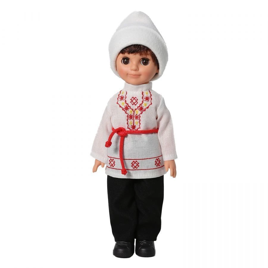Boy Doll in Chuvash Traditional Costume, V3916