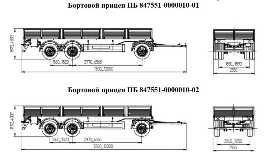 Bord Trailer PB 847551-0000010-01