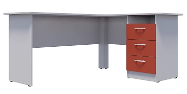 Ergonomic Writing Desk with Built-in Cabinet S.P.13.2