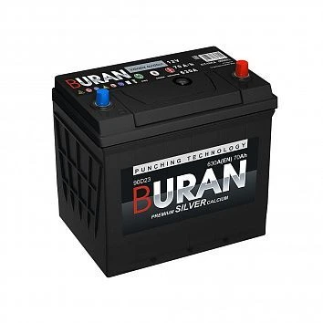 Lead-Acid Starter Battery for Internal Combustion Engines 12V BURAN 6ST-70VLA Asia 90D23R