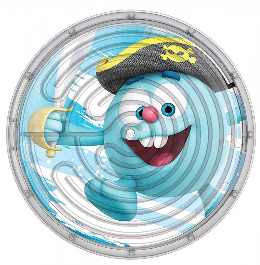 Two-Sided Labyrinth Game (Smeshariki: Cosmic Adventure) in Blister Pack