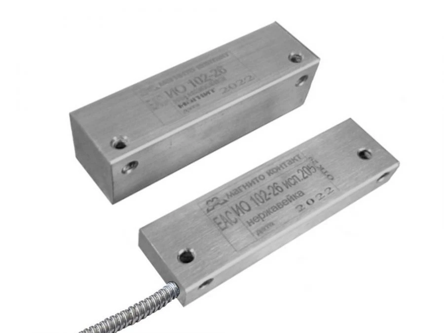 Point Magnetic Contact Security Sensors IO102-26 Version 205 "STAINLESS STEEL