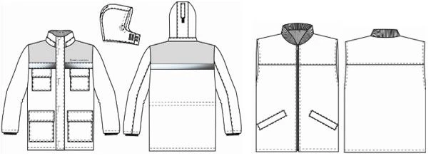 Men's Insulated Jacket with Vest for Cold Weather