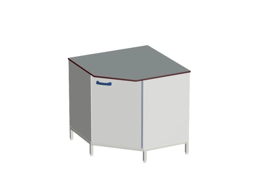 Corner Folding Table Made of Particleboard - Model USTL