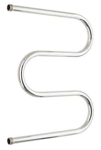Towel Warmer "STILE" M-shaped 600x500 with 1" Thread Connection, Uncoated - Model 00004-6050PS