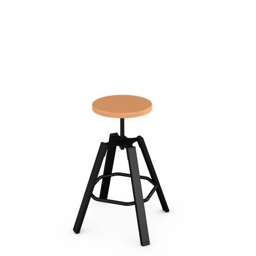 Comfortable Industrial Stool Series 1541 with Height Adjustment