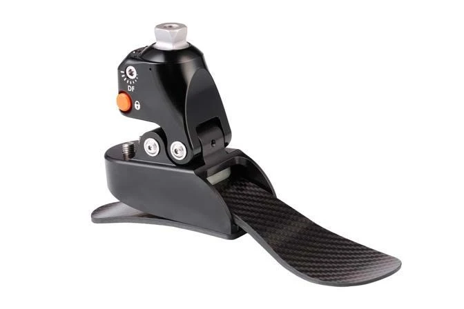 Carbon Fiber Foot with Hydraulic Ankle for Amputation Support