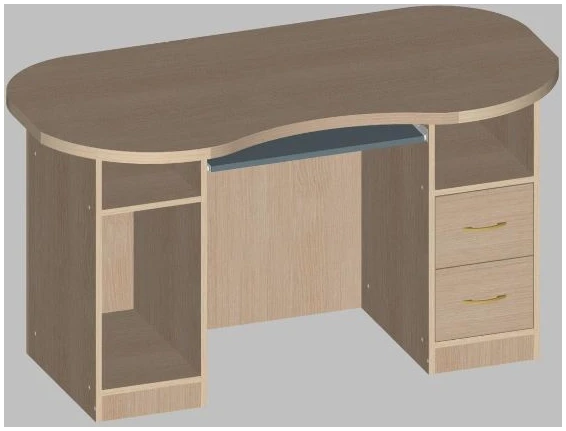 Computer Desk "Bean" Model U.02.04