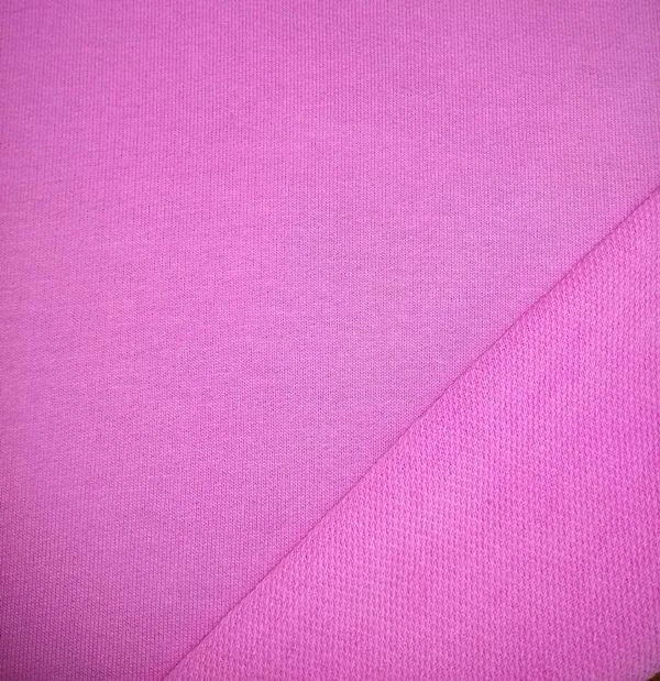 Mixed Knit Fabric Fleece 50% Cotton, 50% Polyester