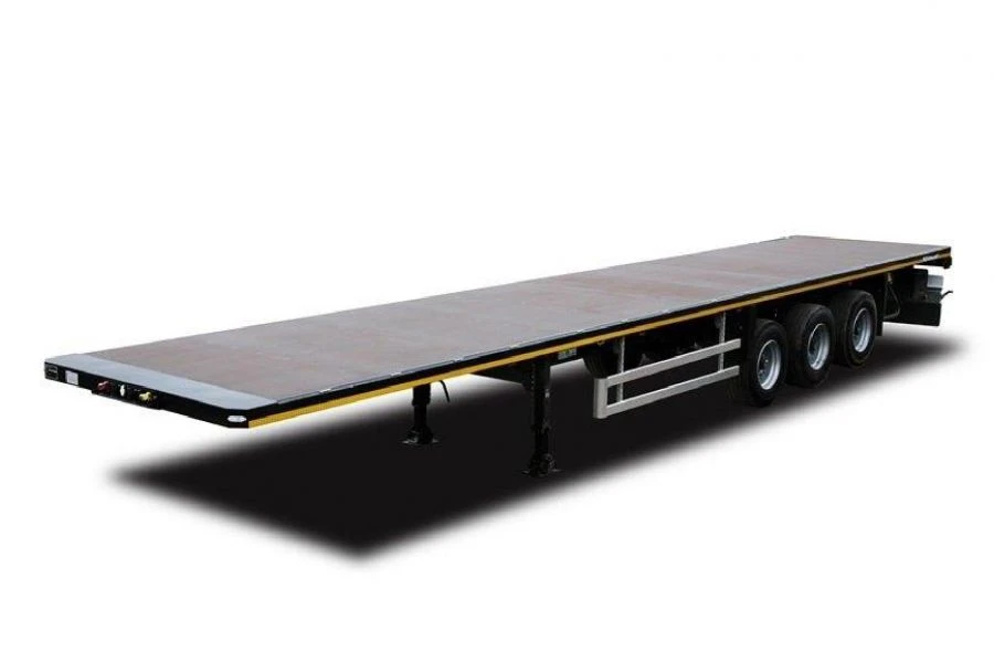 Platform Semi-Trailer for Heavy Cargo Transport 588512
