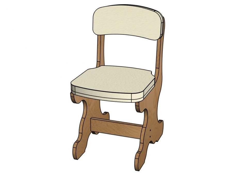 Figure Chair, Height 260 Semi-Soft (Seat + Backrest) / StD68
