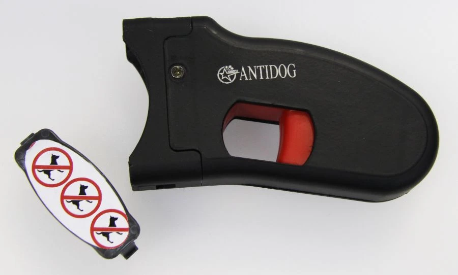 Multi-Functional Anti-Aggression Device for Dogs with Interchangeable Cartridges ANTIDOG