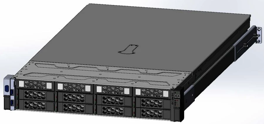 Rikor 2U-Int Server for Data Processing and Cloud Structures