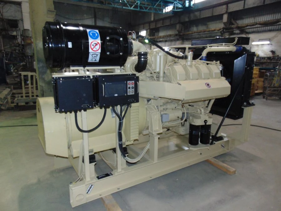 Marine Emergency Diesel Generator with Radiator Cooling System ADG 150/1500 M4