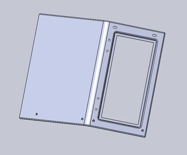 Right Side Panel with Door for Tram Car 71-411.12.10.516