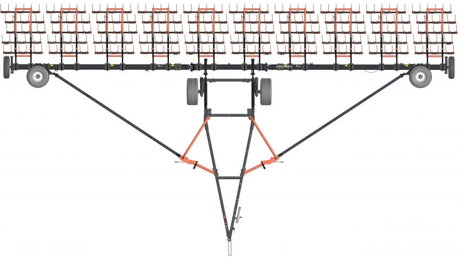 Heavy Spring Harrow BTP-18 for Efficient Soil Tillage
