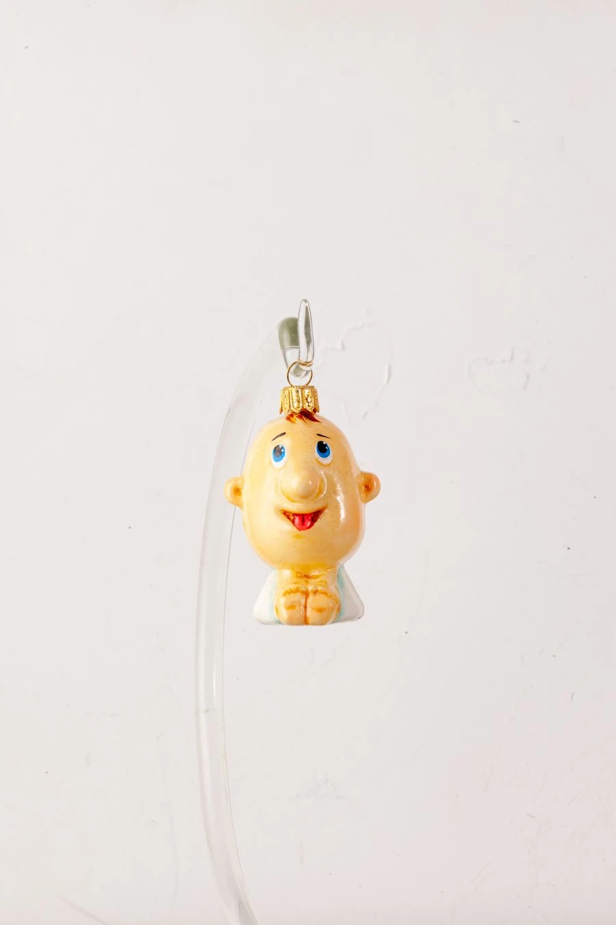 Handmade Glass Christmas Ornament "Baby