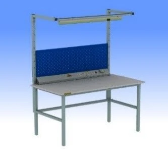 Light Gray Assembly Workbench with Laminate Surface 32-2356.00.000-02