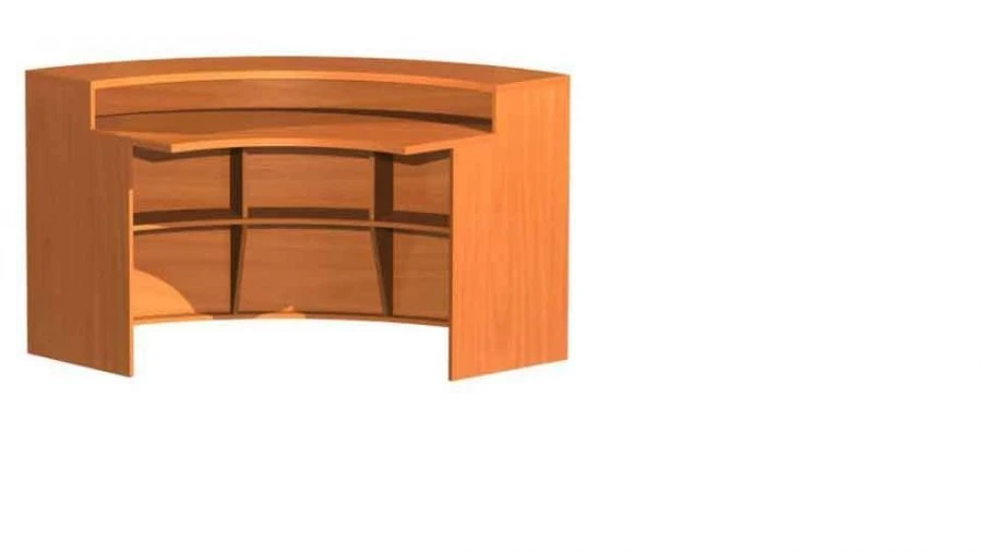 Library Barrier Table SBBZ - Rounded Design