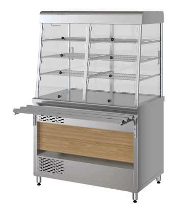 Cold Showcase Display PVC11-01 with Decorative Front Panel