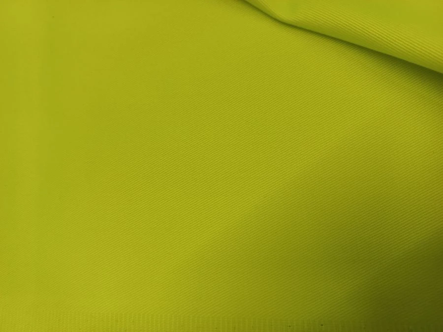 Fluorescent Yellow Polyester-Cotton Fabric for Safety Clothing, Code Р-123 ПС
