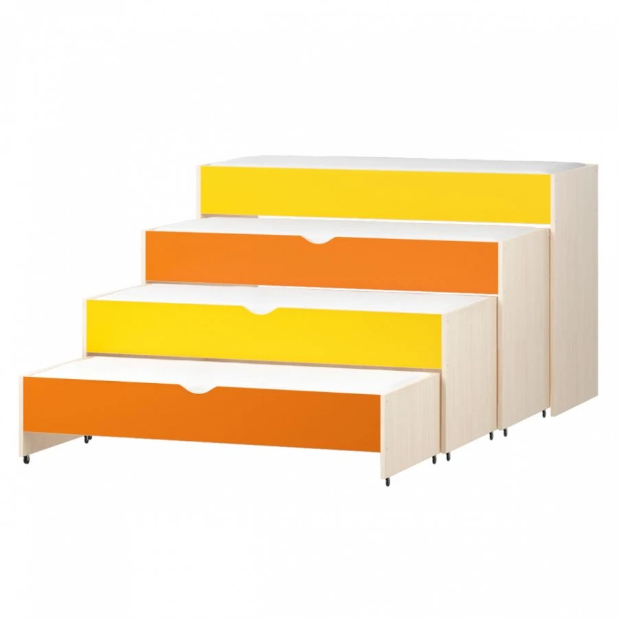 Four-Layer Convertible Children's Bed "Smile