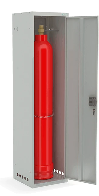Gas Cylinder Storage Cabinet for 40L Bottles - SHGR 40-1-4