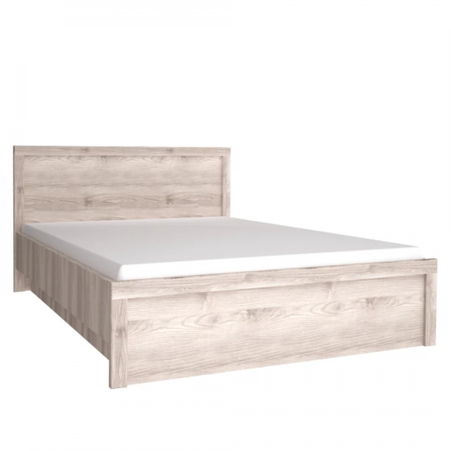 Solid Wood Bed - 176cm Wide, 221cm Deep, 36cm High