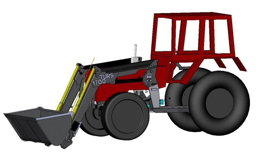 Universal Loader KUN(TURS)-1700, Modification KUN(TURS)-1700-0