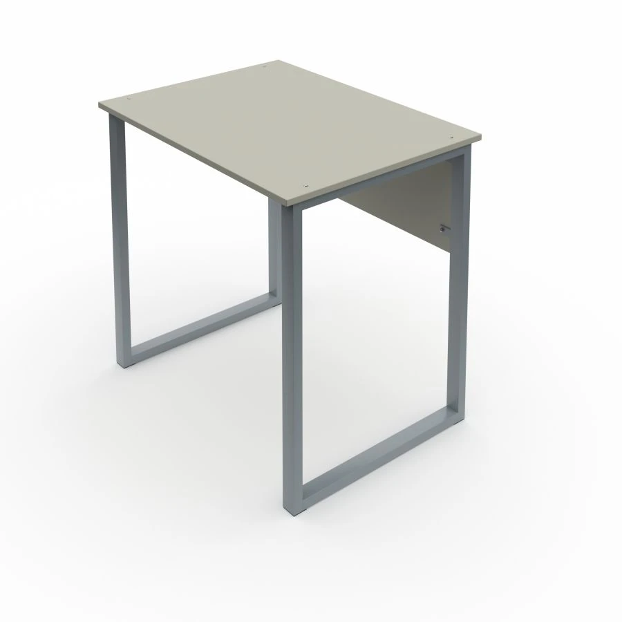 Single Student Desk with Rectangular Tube Frame