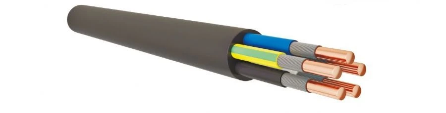 Fire-Resistant Power Cable, Non-Flame Spread, Polymer Insulation and Sheath