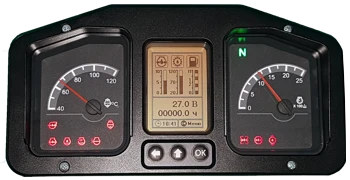 Tractor Control Display Panel with Color LCD for Monitoring Systems PP-TK25