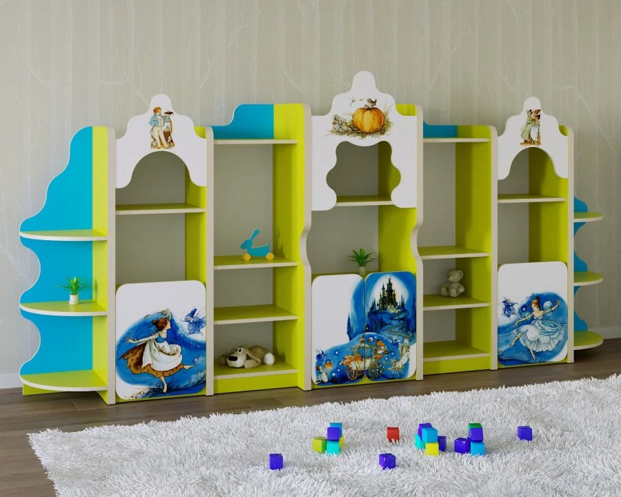 Cinderella Toy Storage Wall, Model 32935