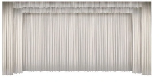 White Office Curtain Set Model "White 1