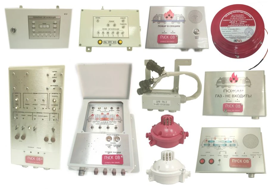 Unified Automatic Fire Suppression System KTS-UASP E – 485.4.00.00.000 – 03 for Electric Locomotives