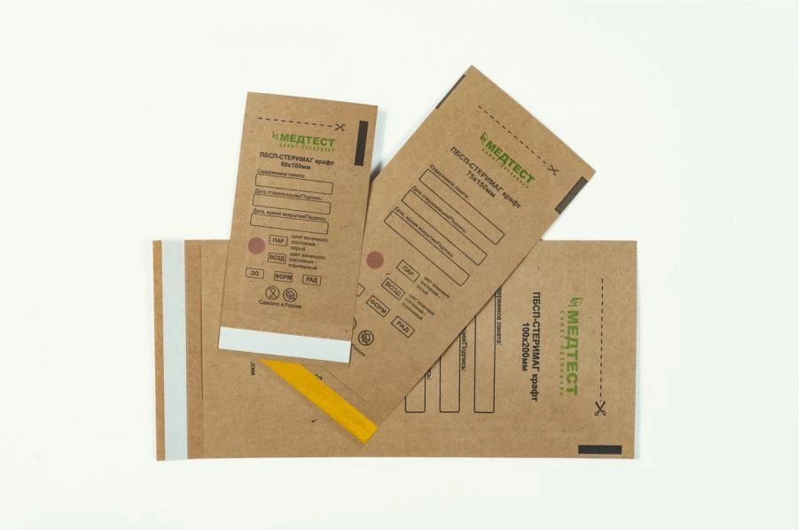 Self-Adhesive Flat Paper Bags PБСП-СТЕРИМАГ Kraft