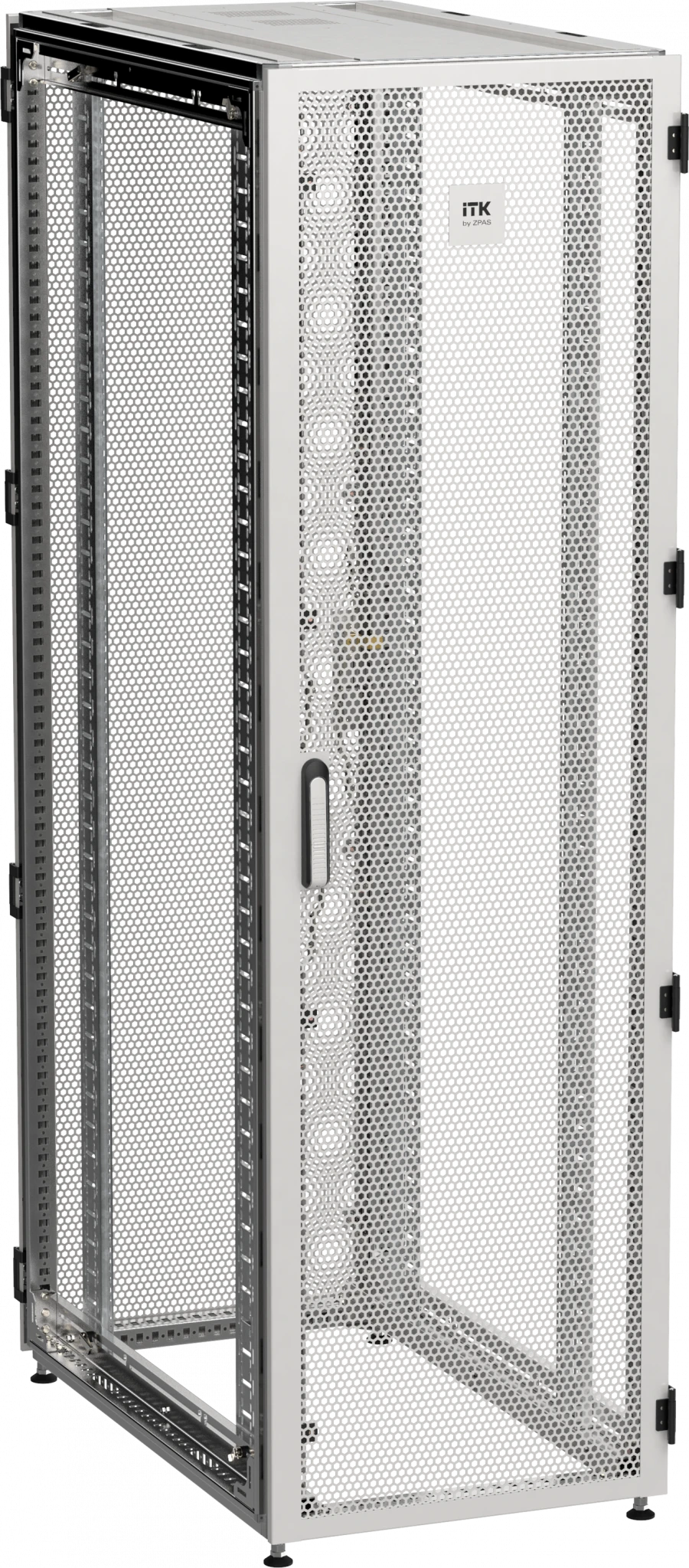 19-Inch Server Cabinet ITK by ZPAS 47U 600x1200mm Single Door Model ZP35-47U-0612-PP-R