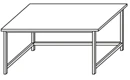 Metal Frame Utility Table SP-6 for Research and Equipment