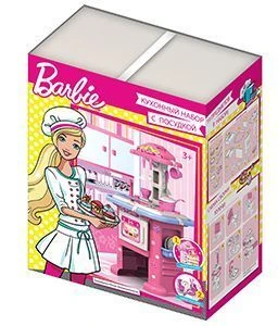 Barbie Kitchen Set (94 cm) + Dish Set