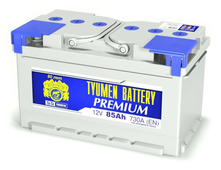 Starter Lead-Acid Battery TYUMEN BATTERY 6ST-85LR PREMIUM