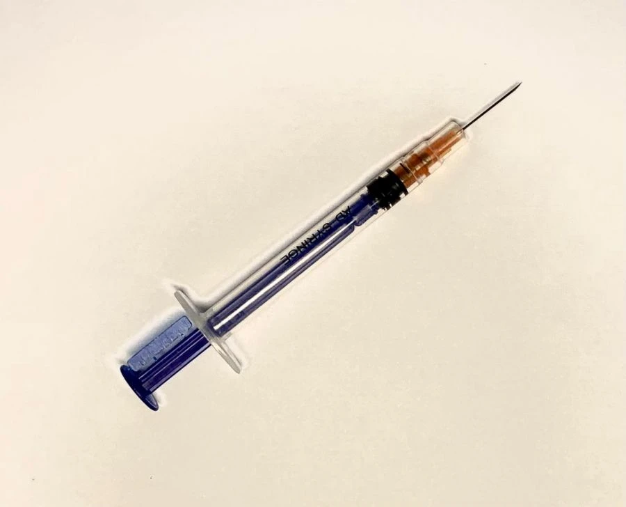 Sterile Single-Use Injectable Syringe 0.1ml with Built-in Needle