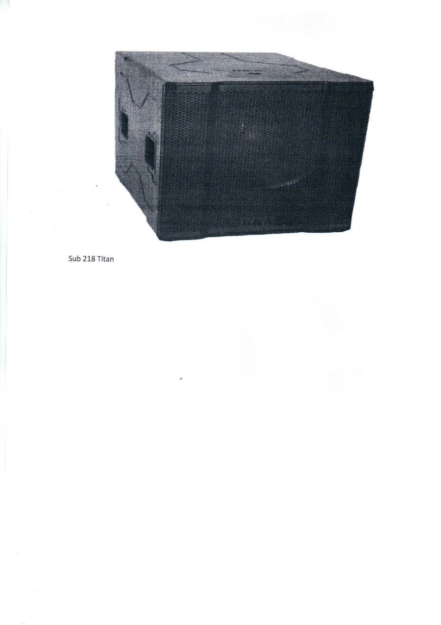 B&A Sub 218 Titan Passive Installation Subwoofer