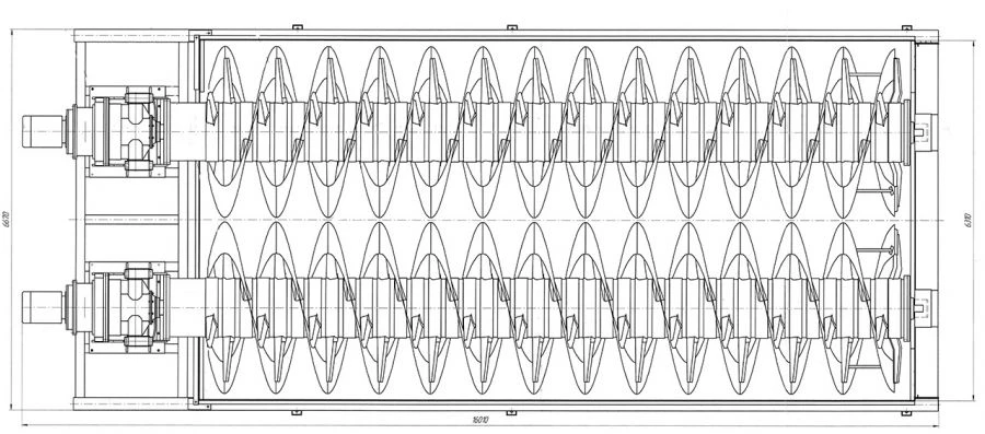 Spiral Classifier for Pre-Classification and Material Separation 2KSN-30x125