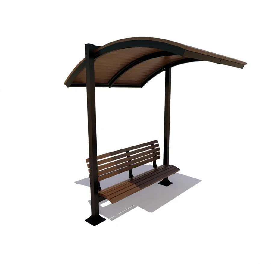 Park Bench with Shadow Canopy "Voronezh" Model 77194