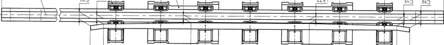 Crossover Rail with Counter Rail (Project MSZ.8418.04.000/-01/-02/-03)