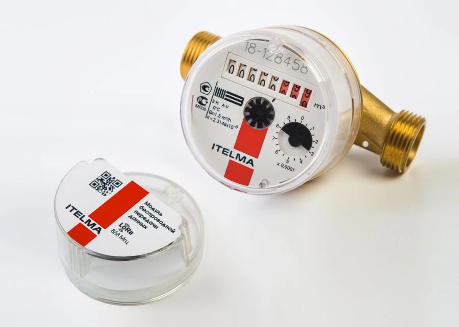 Mechanical Water Flow Meter ITELMA WFW 26.D080-1 with Top Cover